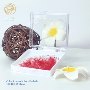 Extensiones de Pestañas Profesionales Promade Easy Fan, Suministros a Granel, Hechas a Mano, Naturales, Largas, de Fibra PBT Coreana, OEM/ODM - Product Image 2