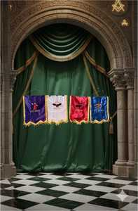 ชุดธงเครื่องราชอิสริยาภรณ์เมสัน รอยัลอาร์ช จำนวน 4 ชิ้น - Product Image 6