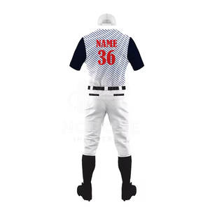 Uniformes de béisbol impresos logotipo personalizado para uniforme de béisbol de diseño único hecho en fábrica unisex - Product Image 3