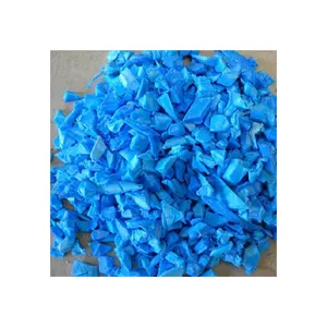 HDPE Regrind HDPE ящики, переработанные пластиковые отходы, синие барабаны, оптовая продажа