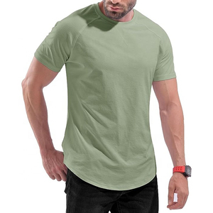 T-shirt à col en V personnalisé de qualité supérieure pour hommes, haut décontracté d'été à coupe ajustée de couleur unie, taille 4XL avec t-shirt à motif vierge pour hommes - Product Image 3