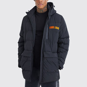 Vêtements de pain de marque de rue pour hommes 90% veste de canard blanc en cachemire manteau épais avec fermeture à glissière coupe ample pour l'hiver - Product Image 1