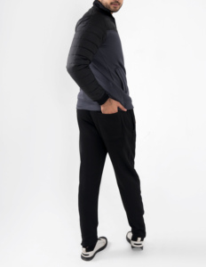 Chándal informal personalizado de alta calidad, conjunto de ropa deportiva de tela de poliéster para hombres, Otoño, secado rápido - Product Image 1