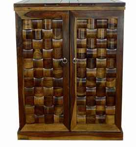 Mesita de Noche Moderna y Ecológica de Madera con 2 Cajones de Sohel Art para Muebles de Dormitorio y Decoración de Bar en el Salón - Product Image 1