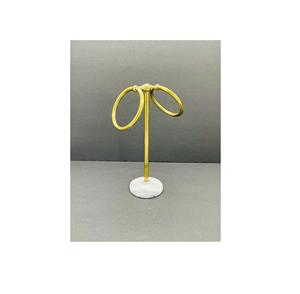 Brass <b>towel</b> stand created for premium wash spaces featuring durable frame classy aesthetics perfect for modern homes use - Product Image 6