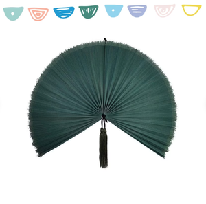 100% Bamboo Materials, Boho Style Bamboo <b>Fan</b>, <b>Wall</b> <b>Decor</b> Folding <b>Fans</b> From 100% Natural Materials - Product Image 2
