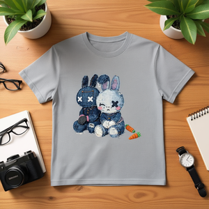 T-Shirt Unisex 100% Cotone 210GSM Stile Casual con Logo Personalizzato Stampato sul Davanti Disponibile Serigrafia DTG Abbigliamento Maglietta - Product Image 3
