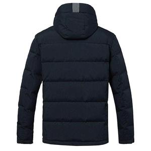 Vestes matelassées écologiques pour hommes, style streetwear, pour l'hiver, col montant, coupe-vent, imperméables, à capuche, personnalisables, devant haut de gamme - Product Image 6