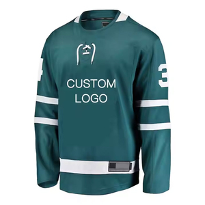 2024 Reversible 100% poliéster Hockey sobre hielo Jersey personalizado nuevo diseño ropa deportiva invierno uniforme equipo nombre impresión OEM servicio - Product Image 4