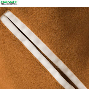 Nouveau style tendance, logo personnalisé, veste en cuir surdimensionnée respirante d'hiver à capuche, 100% laine, veste varsity pour homme, légère, 2024 - Product Image 3