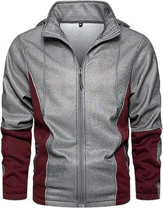 Survêtement d'hiver 2 pièces pour hommes de haute qualité Color Block Sweat à capuche zippé et Slim Fit Jogger Tenues de sport en gros - Product Image 3