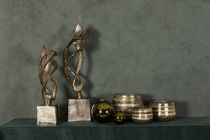 Handcrafted Metal Art Sculpture Artistic Home <b>Decor</b> Sculpture Piece - Product Image 5