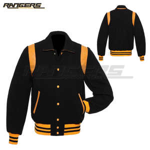 Vestes universitaires personnalisées en gros pour hommes, style bombardier d'hiver, streetwear, logo personnalisé, marque privée, vestes universitaires - Product Image 1