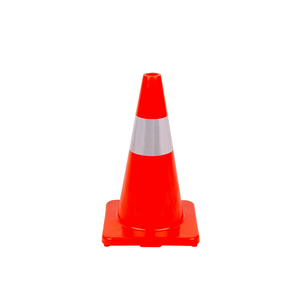 Cône de signalisation routière en PVC orange de sécurité Wesure, haute visibilité, 11/30/45/70/90 cm, cône de sécurité pour barricade routière - Product Image 4