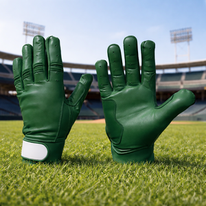 Gants de frappe de baseball en cuir de qualité supérieure, nouveaux, professionnels, avec logo personnalisé, durables, pour baseball et softball - Product Image 4