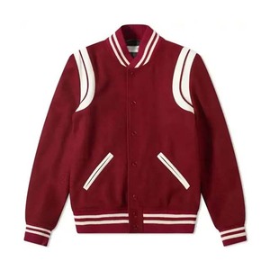 ODM OEM Vestes universitaires de baseball, bomber et varsity, grande taille, personnalisables, col montant, logo frontal, coupe-vent d'hiver, style urbain - Product Image 6