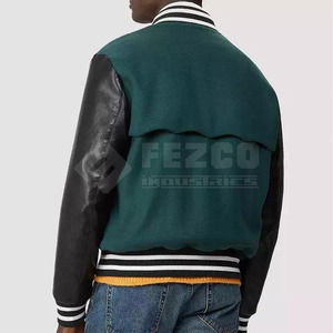 เสื้อแจ็กเก็ตมีฮู้ดคอตั้งสำหรับผู้ชายเสื้อแจ็คเก็ตหนังแขนยาวอบอุ่นใส่สบายสำหรับฤดูหนาว - Product Image 5