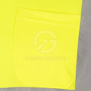 Camisetas de Seguridad Transpirables para Hombre, de Secado Rápido, para Uso en Exteriores, Servicio OEM de Alta Calidad, Ropa de Trabajo de Alta Visibilidad - Product Image 6
