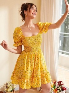 Vestido corto de algodón indio hecho a mano para mujer, ropa de fiesta de Club de verano con estilo, vestido de luna de miel de novia personalizado, vestidos informales - Product Image 3