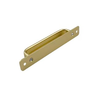 Tirador de puerta dorado sencillo con acabado elegante, perfecto para la puerta principal, dormitorio, oficina y decoraciones interiores modernas para el hogar de la India - Product Image 4