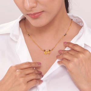 Collier fantaisie Legacy Loop Mangalsutra - Collier fin à perles - Product Image 2