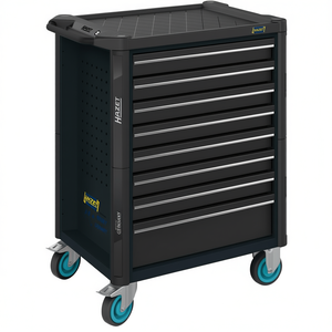 Hazet Assistant <b>Tool</b> <b>Trolley</b> with 8 Black Drawers Empty <b>Tool</b> Cabinets - Product Image 3