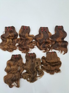 Venta al por mayor Máquina India Extensiones de Cabello Remy Extensiones de Cabello Humano de Doble Dibujado Ombre Extensiones de Cabello Humano de Doble Dibujado - Product Image 2