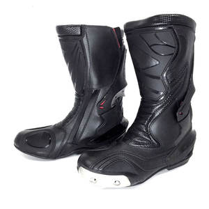 Bottes de moto de course sur circuit en TPU moulé, respirantes, imperméables, haute protection, antidérapantes, chaussures de sport performantes - Product Image 1