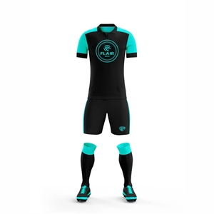 Best Quality Custom Design Soccer Jersey Uniform Sets 100% Polyester Breathable Comfort Automated Cutting Short OEM Service - Product Image 4