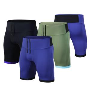 Pantalones cortos de compresión para correr para hombre, pantalones cortos ajustados con bolsillos de alta elasticidad para ejercicio de verano, envío DDP - Product Image 2