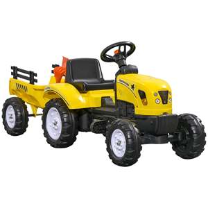 Tractor de Juguete para Niños con Remolque, Tractor con Remorque para Niños, Accesorio - Product Image 1