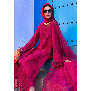 ชุดเดรสงานเลี้ยงแบบทางการปักลายดีไซเนอร์ชาวปากีสถานสำหรับสุภาพสตรี ชุดเดรสงานเลี้ยง 3 ชิ้น ดีไซน์พิเศษจากดีไซเนอร์อินเดีย-ปากีสถานสำหรับผู้หญิง - Product Image 3