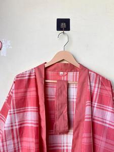 Pure Cotton <b>Kimono</b> Elegant 100% Cotton V-neck <b>Kimono</b> Robe for Summer Loungewear Robes Festival Clothing Gift For Her - Product Image 5