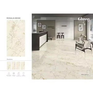 Carrelage de sol en céramique, porcelaine polie, 60x120cm, mat, isolation thermique, brique en bois, intérieur de cuisine, Foshan - Product Image 5