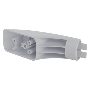 Bouchon d'extrémité de poignée de porte de four domestique en plastique blanc, remplace WB07K10043 - Product Image 3