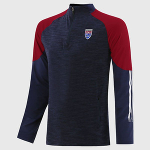 GAA Hurling Men's 1-4 Half Zip Tops Sudaderas con capucha de alta calidad Sudaderas Patrón sólido Frontal Digital bordado - Product Image 1