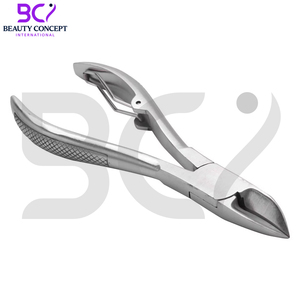Coupe-ongles professionnel en acier inoxydable extrêmement tranchant à lame courbée et large ouverture pour pieds et orteils, idéal pour la paronychie - Product Image 4