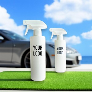 Agente abrillantador de neumáticos de coche y limpiador de restauración de color negro con contenedor de plástico y fragancia personalizada - Product Image 3