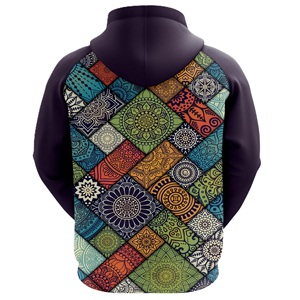 Sudadera con Capucha y Cremallera Delantera Sublimada, Unisex, Corte Regular, para Hombre y Mujer, Sólida, Impermeable y Transpirable para Invierno - Product Image 1