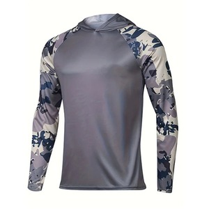 Traje de Pesca Transpirable de Manga Larga para Hombre OEM ODM, Sudadera con Protección Solar, Camisa de Pesca Estampada de Talla Grande, Fácil de Lavar y Usar - Product Image 3