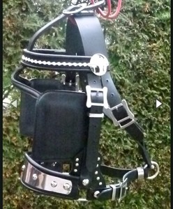 Meilleures ventes Accessoires équestres pour chevaux en cuir de vachette véritable Dernier arrivage Style vintage Collier de poitrine Headstall Ready - Product Image 4