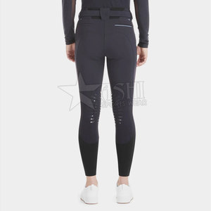 กางเกงขี่ม้าซิลิโคนรัดรูปสีดำ - Product Image 2