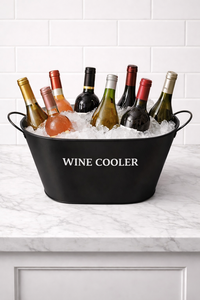 party drink tub supplier bar accessories wholesale drink <b>cooler</b> bucket manufacturer customized <b>beverage</b> tub OEM galvanized - Product Image 4