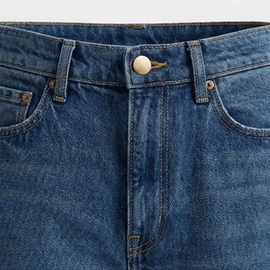 Jeans de Mezclilla Elásticos de Cintura Alta para Mujer, Pantalones Anchos de Talla Grande, Color Personalizado, Parte Inferior de Algodón Transpirable - Product Image 3