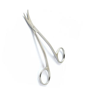 Ciseaux médicaux industriels personnalisables de 5 pouces en acier inoxydable pour le bricolage finition Dall à double courbure pour la salle de chirurgie hospitalière OEM - Product Image 1