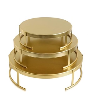 <b>Set</b> Of Three Metal <b>Cake</b> Serving <b>Stand</b> Rounded Shape Black Antique Finishing Metal Cupcake <b>Stand</b> Handmade Design <b>Cake</b> <b>Stand</b> - Product Image 2