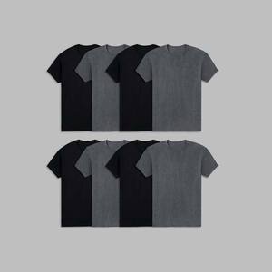 Camisetas de cuello redondo de algodón de manga corta de calle alta para hombre, camisa de hombre ajustada transpirable de verano con logotipo de color personalizable OEM - Product Image 5