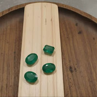 Piedra Esmeralda de Calidad AAA, Excelente Brillo, Forma Octogonal, Piedras Preciosas Sueltas, Color Verde, Esmeralda Natural de Zambia, Calidad Cu