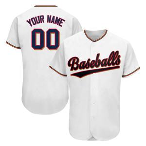 เสื้อเบสบอลมีกระดุมสำหรับผู้ชายทีมนานาชาติเสื้อทีมกีฬาเครื่องแบบทีมที่ใช้งานทนทานเสื้อเจอร์ซีย์สำหรับทีม - Product Image 1