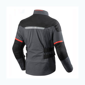Veste de moto pour hommes/femmes en cuir véritable Cardura vêtements de sport réfléchissants pour moto tourisme et protection des motards - Product Image 5